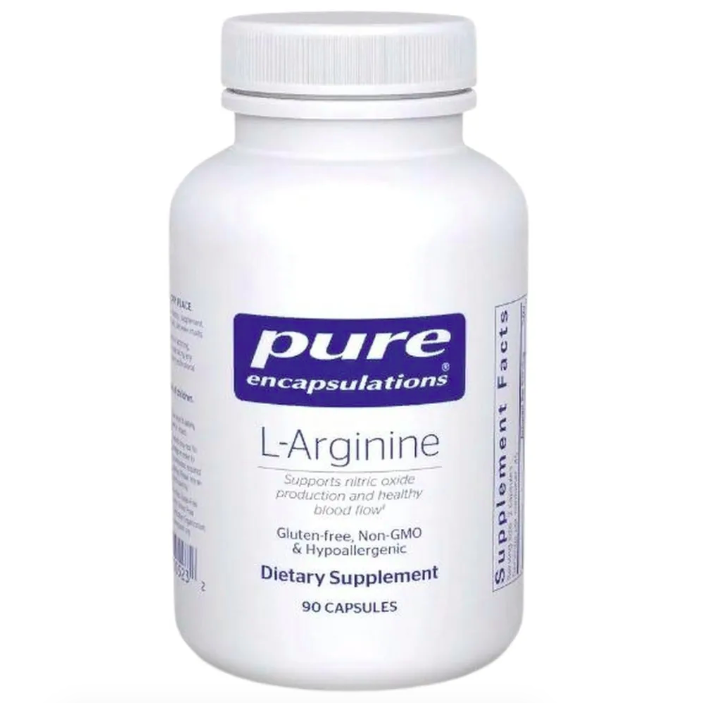 Pure Encapsulations, L-Arginine, L-Аргинин, 1400мг, 90 капсул