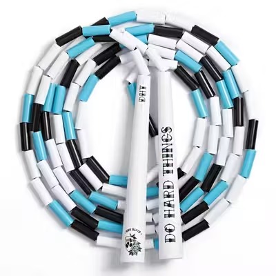 Elite Jumps cкакалка бисерная для трюков Do Hard Things - Edge 1" Beaded Jump Rope Arctic