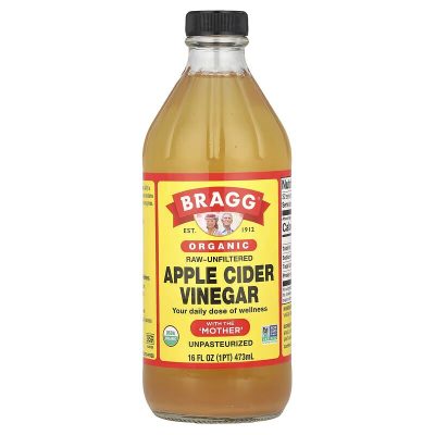 Bragg, Vinegar Apple Cider + ''Mother'', яблочный уксус с маткой, 473 мл
