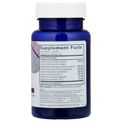 Biocidin Botanicals, Liver GB+, детоксикация печени, 60 капсул