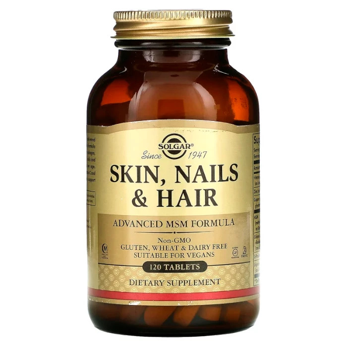 Solgar, комплекс Skin, Nails & Hair, (Солгар Кожа, Ногти, Волосы), 120 таблеток