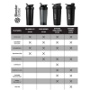 BlenderBottle, Шейкер, Stainless Sleek Sport, шейкер Breakaway, шарик Jungle, 740 мл