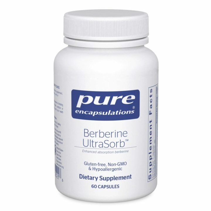 Pure Encapsulations, Berberine UltraSorb, Берберин, 60 капсул