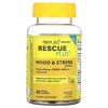 Bach, Rescue Plus, поддержка настроения и реакции на стресс, вкус апельсина, 60 жевательных таблеток