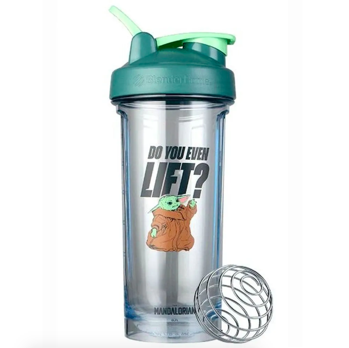 Шейкер, Blender Bottle, серия The Mandalorian Pro28, Do You Even Lift?, 828 мл