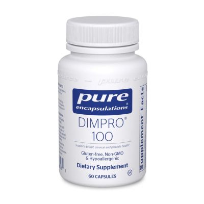 Pure Encapsulations, DIMPRO 100, здоровье груди, шейки матки и простаты, 60 капсул