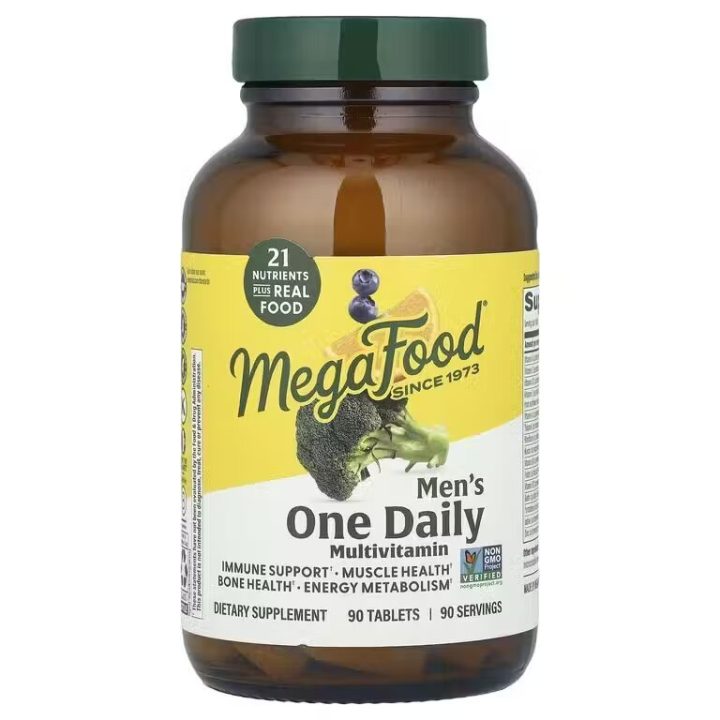 MegaFood, One Daily Men's, мультивитамины для мужчин, 90 таблеток
