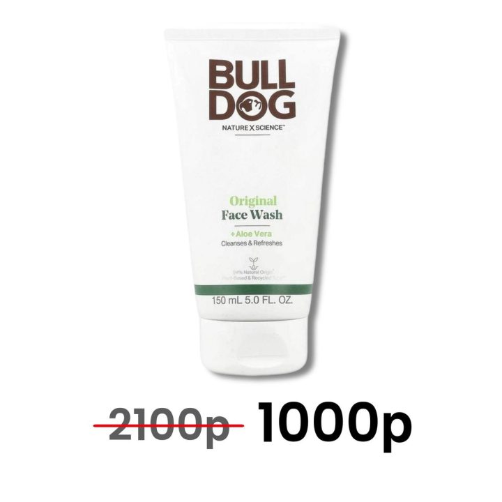 Buldog Skincare, мужское средство для умывания с алоэ, 150 мл ДИСКОНТ (повреждена упаковка)