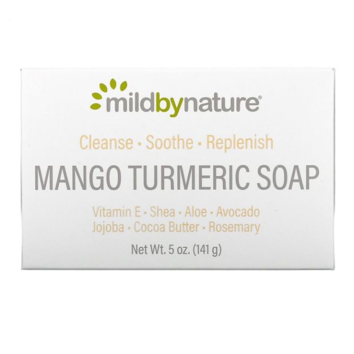 Mild by Nature, Мыло Mango&Turmeric, с маслом манго и куркумой, 141 г