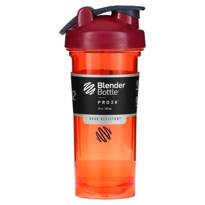 Шейкер спортивный, Blender Bottle, серия Pro28, FC Coral, коралловый, 828 мл (28 унции)