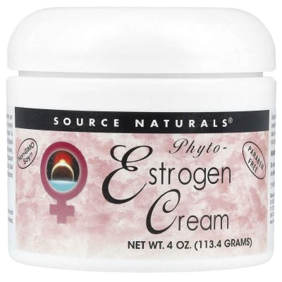 Source Naturals, Phyto-Estrogen Cream, фитоэстрогеновый крем, 113.4 грамм