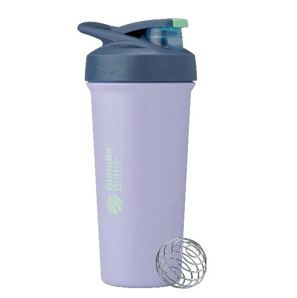 Blender Bottle, Шейкер спортивный, Sleek Sport, цвет Cool Blue, 740 мл