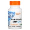 Doctor's Best, Benfotiamine, бенфотиамин 150 с BenfoPure, 150 мг, 120 капсул