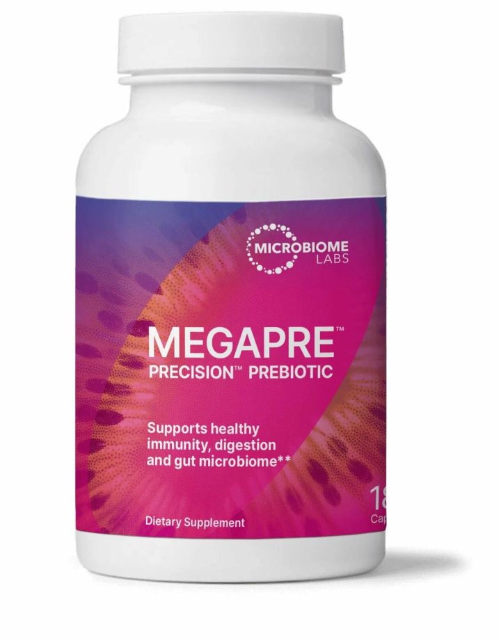 Microbiome Labs, MegaPre, пребиотическая клетчатка, 180 капсул