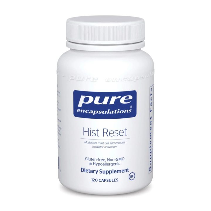 Pure Encapsulations, Hist Reset, поддержка иммунитета, здоровый метаболизм гистамина, 120 капсул