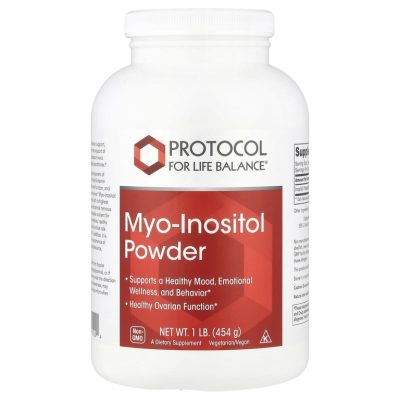 Protocol for Life Balance, Myo-Inositol Powder, Мио-инозитольный порошок, 454 г