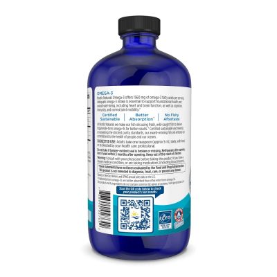 Nordic Naturals, Омега-3 с лимонным вкусом, 1560 мг, 473 мл