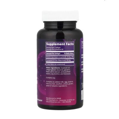 MRM Nutrition, Коэнзим Q10, CoQ10, 100мг, 60 капсул