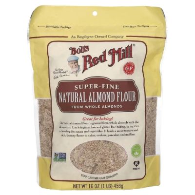 Bob's Red Mill, натуральная миндальная мука мелкого помола, 453 г