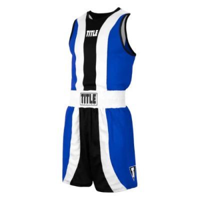 TITLE Boxing, Momentum Amateur Boxing Set, Боксерский комплект, цвет синий/белый, размер XL
