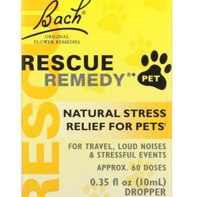 Bach, Rescue Remedy Pet, натуральное средство для снятия стресса у домашних животных, 10 мл