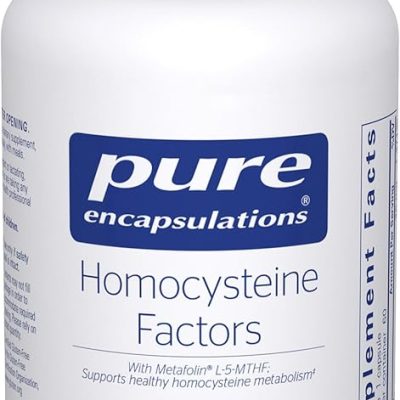 Pure, Homocysteine Factors, Поддержание нормального уровня гомоцистеина, 60 капсул