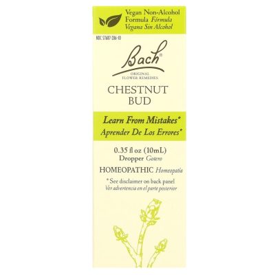 Bach, Original Flower Remedies, почки каштана, от нервного напряжения, 10мл