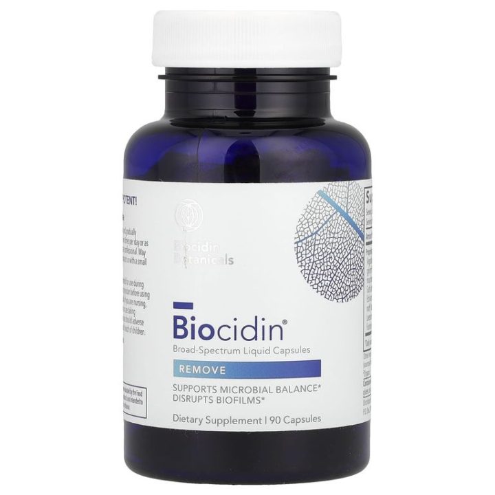 Biocidin Botanicals, Поддержка ЖКТ и детокса, 90 жидких капсул