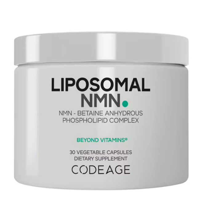 CodeAge, Liposomal NMN, никотинамид мононуклеотид, 30 капсул
