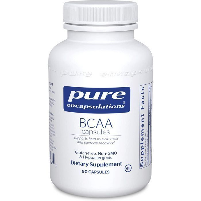 Pure Encapsulations, аминокислоты BCAA, 90 капсул