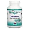 Nutricology, Pancreas, натуральный железистый материал (бараний), 90 капсул