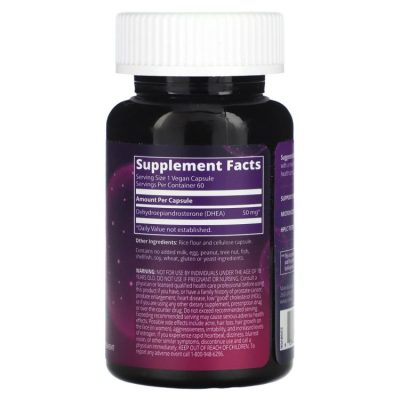 MRM Nutrition, DHEA, ДГЕА, 50 мг, 60 капсул