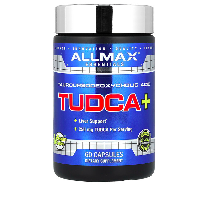ALLMAX, TUDCA, Тудка, защитное средство для печени, 250 мг, 60 капсул