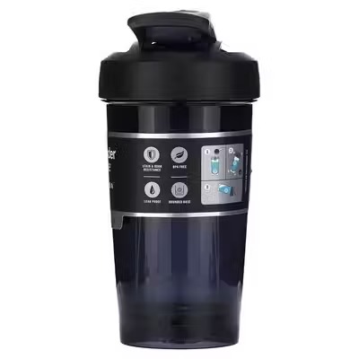 Шейкер спортивный, Blender Bottle, Tritan, тритан, черный FC, 710 мл (24 унций)