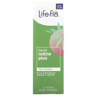 Iodine plus, жидкий йод, Life flo, 59 мл.