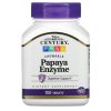 21st Century, фермент папайи, Papaya Enzyme, 100 жевательных таблеток