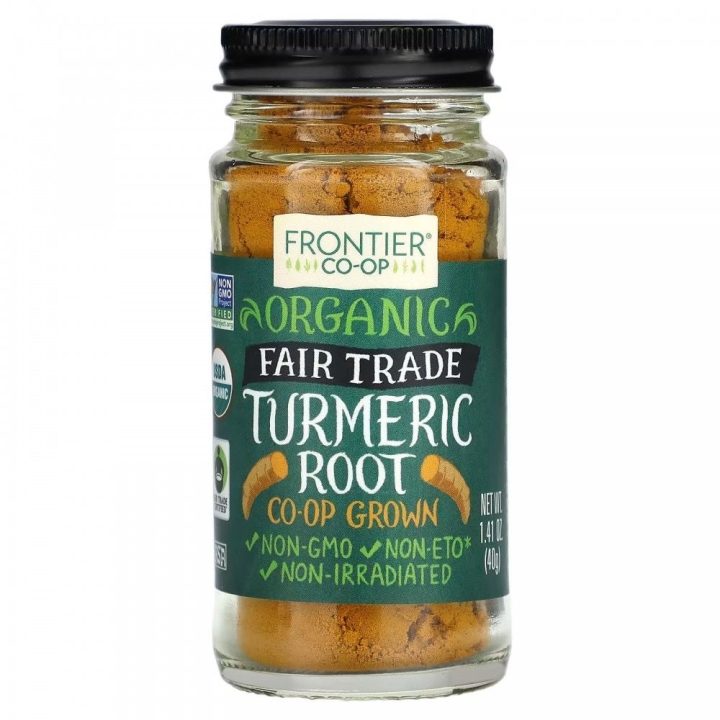 Frontier Co-op, Органический корень куркумы молотый, Turmeric Root, 40 г