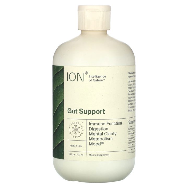 ION, Intelligence of Nature, Поддержка пищеварения, Gut Support, 473 мл