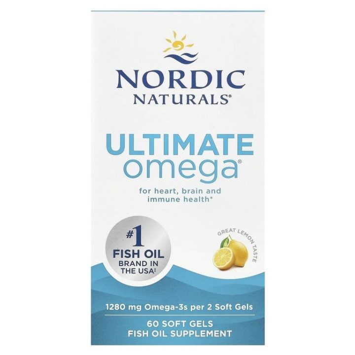 Nordic Naturals, Омега-3 Ultimate, 1280 мг, 60 капсул