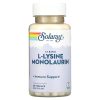 Solaray, L-Lysine Monolaurin, L-лизин и монолаурин, в соотношении 1:1, 60 вегетарианских капсул