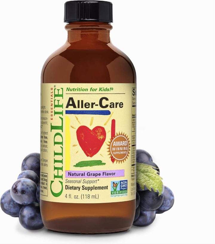ChildLife Essentials, Сезонная поддержка от аллергии, Aller-Care, натуральный виноград, 118 мл