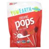YumEarth, органические леденцы, ассорти, без глютена, Organic Pops, 20 шт.