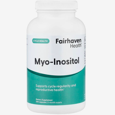 Fairhaven Health, Myo-Inositol (Mио-Инозитол), гормональный баланс, 240 капсул