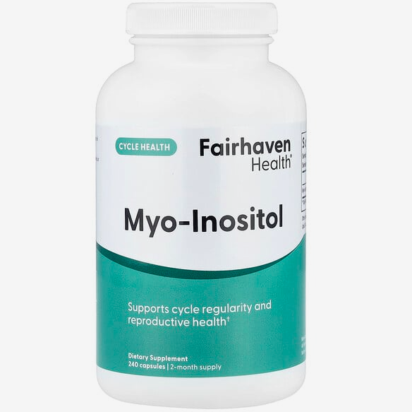 Fairhaven Health, Myo-Inositol (Mио-Инозитол), гормональный баланс, 240 капсул