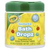 Crayola, Shaker Bath Dropz, Разноцветные таблетки д/ванны, от 3 лет, б/отдушек, 60 шт