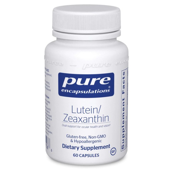 Pure Encapsulations, Lutein / Zeaxanthin, Лютеин + Зеаксантин, 60 капсул