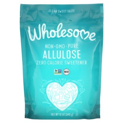 Wholesome, Allulose, аллюлоза, сахарозаменитель без калорий, Zero Calorie Sweetener, 340 г