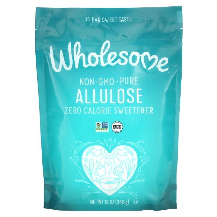 Wholesome, Allulose, аллюлоза, сахарозаменитель без калорий, Zero Calorie Sweetener, 340 г