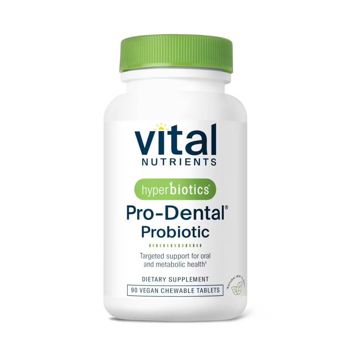 Hyperbiotics, PRO-Dental, пробиотик для здоровья полости рта, мята, 90 таблеток
