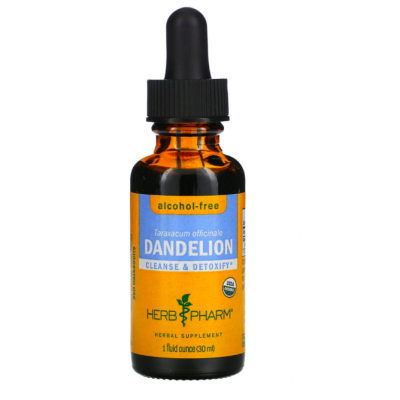 Herb Pharm, Dandelion, Одуванчик, жидкий экстракт без алкоголя, 30 мл